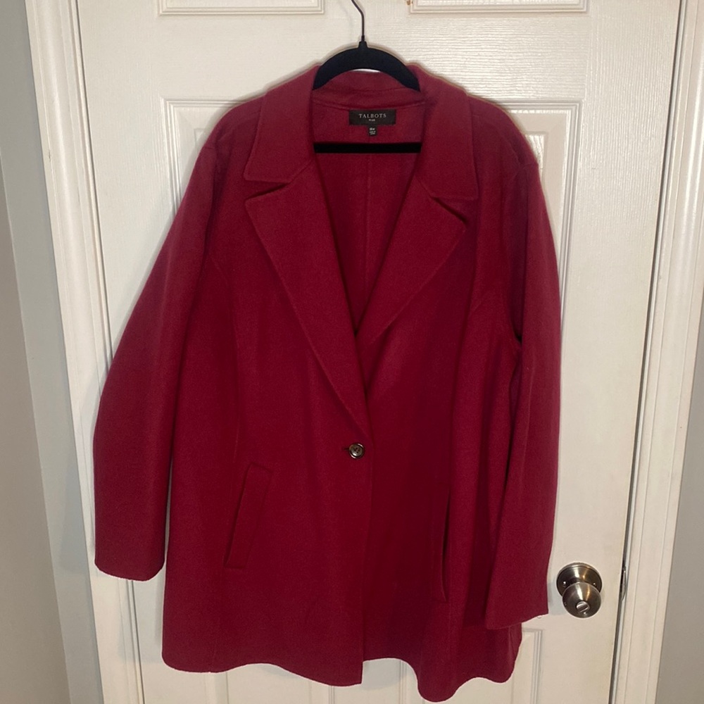 New without tags wool coat from Talbots